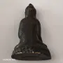 Бронзова статуетка,амулет на медитиращ Буда. , снимка 4