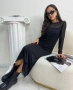 Сет подплата и рокля Alisia LBD, снимка 1