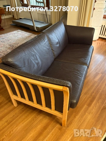 Винтидж датски 2-местен диван от Skalma, снимка 2 - Дивани и мека мебел - 54078886