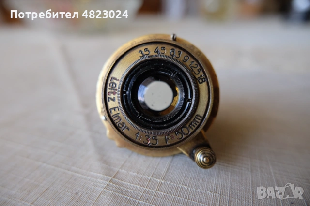 Leica Leitz Elmar 50mm f3.5 Lens. M39 Leica Mount, снимка 9 - Обективи и филтри - 54492956