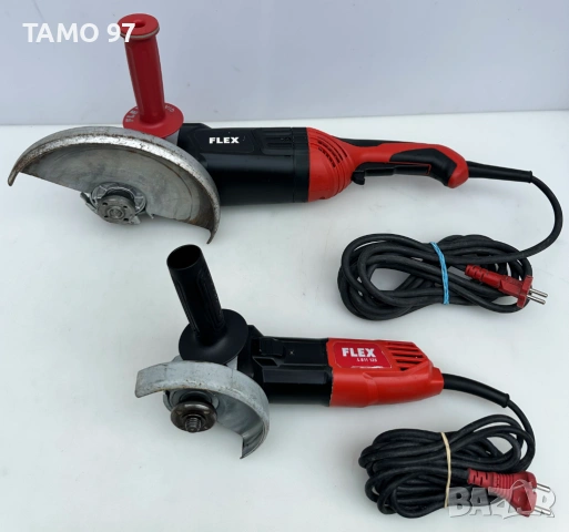 FLEX L 2100 + FLEX L 811.125 - Голям и малък ъглошлайф