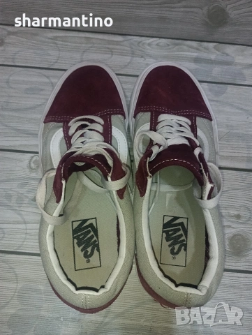 Vans кожени кецове N 38,5, снимка 3 - Маратонки - 54455575