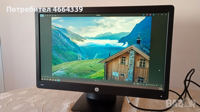Монитор HP P223 22 Инча - Хубав, снимка 10 - Монитори - 54427128