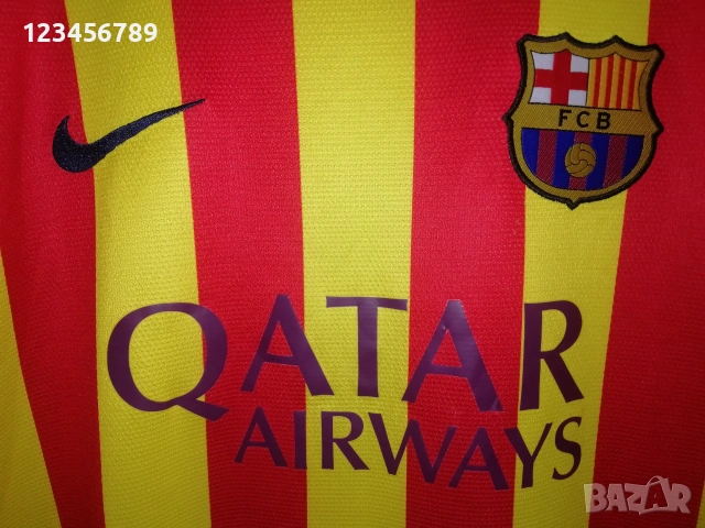 Barcelona Puyol Nike 2013-2014 оригинална фланелка тениска Барселона Пуйол екип 2XL , снимка 6 - Тениски - 53913563