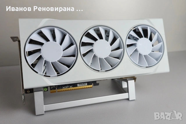 Видео карта XFX Swift White RX 9060 XT, 16GB GDDR6 AMD Radeon, снимка 2 - Видеокарти - 54454870