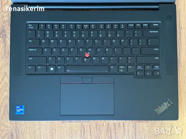 16' 2.5K Core i9-11950H Lenovo ThinkPad P1 Gen 4 64GB DDR4/1TB NVMe/Nvidia RTX 3080 16GB, снимка 9 - Лаптопи за работа - 55656838