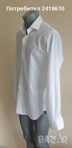 POLO Ralph Lauren Pique Cotton Custom Fit Cotton Mens Size M /15/1/2 ОРИГИНАЛ! НОВО! Мъжка Риза!, снимка 7 - Ризи - 54883839