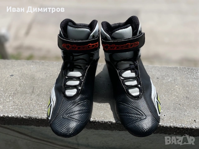 Мото боти Alpinestars 42 размер, снимка 8 - Спортни обувки - 54694240