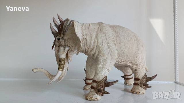 Schleich, vintage, екшън фигури , модел боен слон и боен носорог , снимка 3 - Фигурки - 55179670
