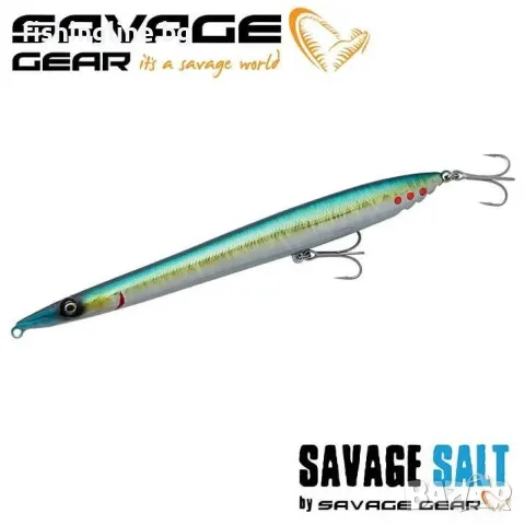 Savage Gear Surf Walker 2.0 125F 12.5cm 9.5g – повърхностен воблер за лефер и лаврак, снимка 3 - Такъми - 55392710