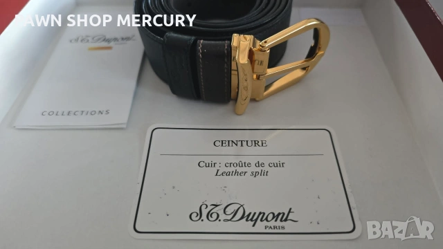 Продавам мъжки, луксозен колан S.T. Dupont