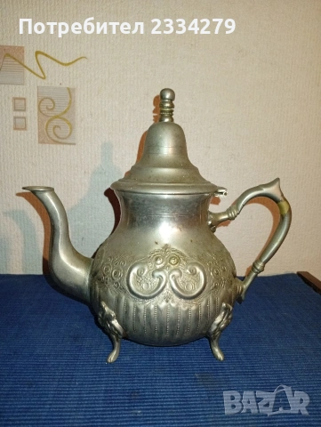 Стари кани чайници, красива масивна изработка., снимка 13 - Антикварни и старинни предмети - 54092987