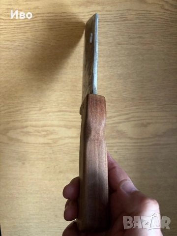 Сатър от лемеж със орехова ръкохватка , снимка 3 - Ножове - 54008806
