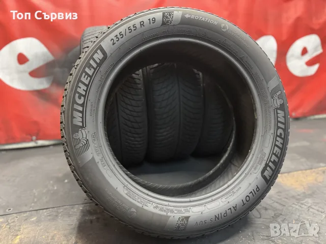 235 55 19, Зимни гуми, Michelin PilotAlpin5SUV, 4 броя, снимка 5 - Гуми и джанти - 55586049
