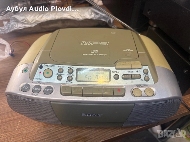 SONY CFD-S03CPL CD/MP3 Радио МР3 и Касетефон, снимка 4 - Радиокасетофони, транзистори - 54659679