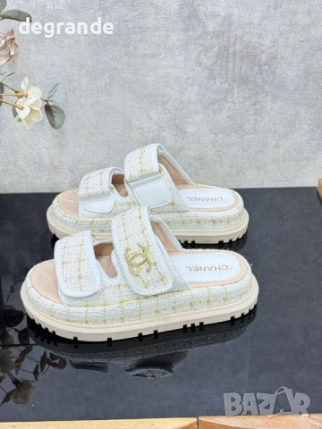 🎀Дамски Чехли Chanel, снимка 4 - Чехли - 54785378