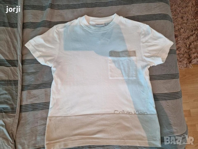 Оригинална тениска Calvin Klain T-shirt Regular Fit, снимка 2 - Тениски - 55002864