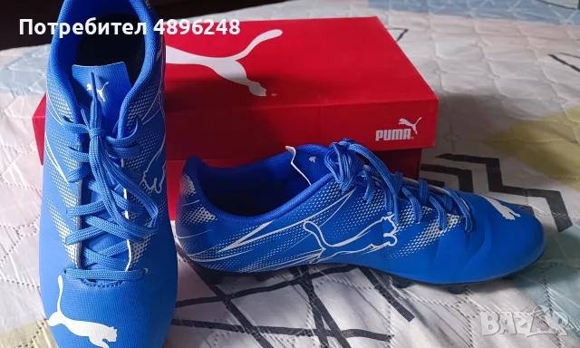 Футболни бутонки PUMA ATTACANTO, номер 40,5, нови, снимка 5 - Футбол - 55411577