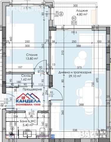 Апартамент в нова кооперация, Остромила, снимка 6 - Апартаменти - 54670385
