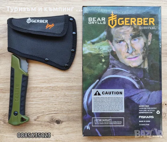 Малка брадва Gerber, снимка 13 - Ножове - 55657960