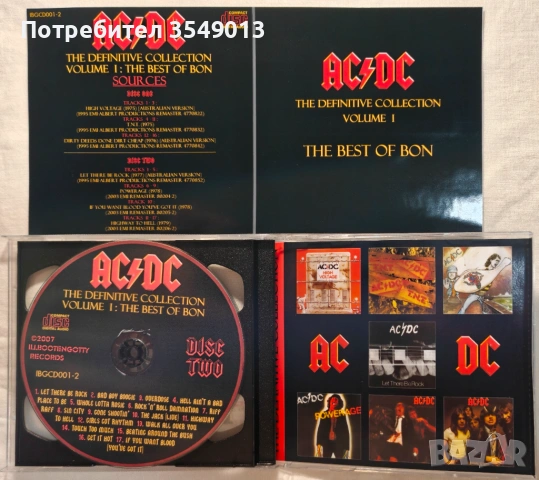 CD / ЦД компакт дискове - AC-DC , ALICE COOPER [2 CD] двоен диск, снимка 9 - CD дискове - 54810563