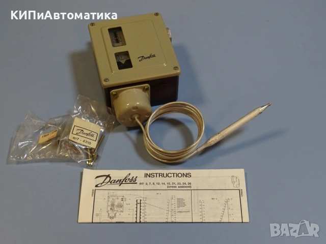 термостат капилярен Danfoss RT 14 017-5099 temperature switch -5/+30°C
