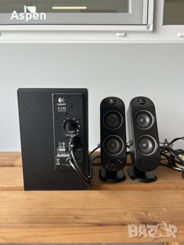 Тонколони с буфер - Logitech X-230 M/N: S-0123B , снимка 4 - Тонколони - 55261031