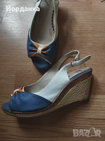 Симпатични и леки дамски сандали на платформа от серията Comfort на българската марка Mat Star., снимка 2 - Сандали - 54215951