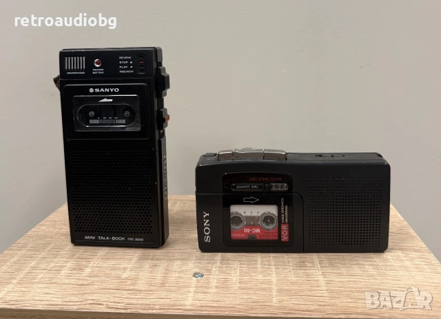 Sanyo recorder TRC 3500, Sony recorder M-550V