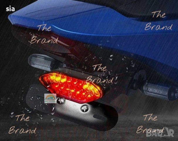 Стоп за мотор 3 в 1 функция: стоп + мигачи + осветление за номер, снимка 1 - Части - 53957424
