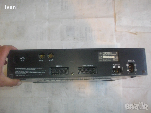 ВИДЕОРЕКОРДЕР ВИДЕО ЗАПИСВАЩО TELEFUNKEN  M960 HIFI ЗА ЧАСТИ ЗА РЕМОНТ ЗА ДОНОР, снимка 8 - Плейъри, домашно кино, прожектори - 54583792