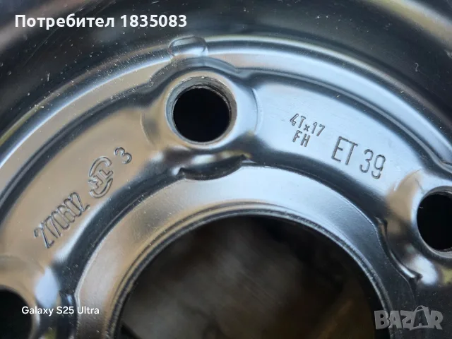Резервна гума/патерица 17ка 5х114.3 Toyota, снимка 4 - Гуми и джанти - 55323400