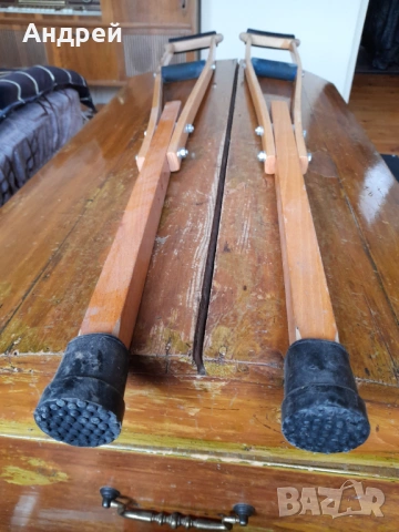 Стари дървени патерици, снимка 4 - Други ценни предмети - 54265683