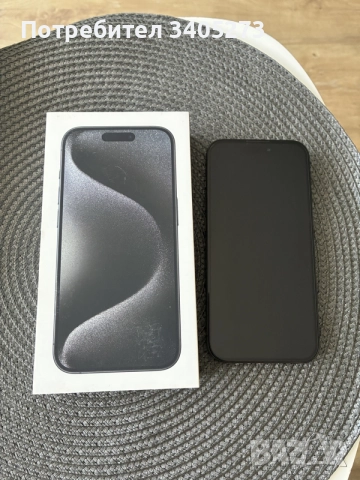 iPhone 15 Pro 128 GB Black Titanium