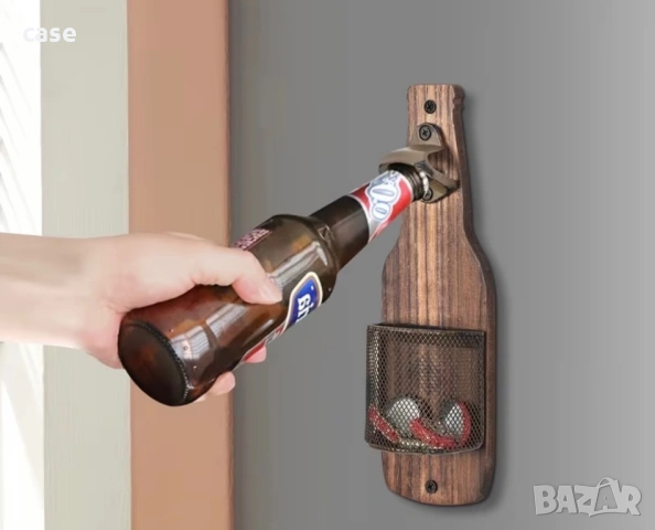 Винтидж отварачка с кош за капачки 