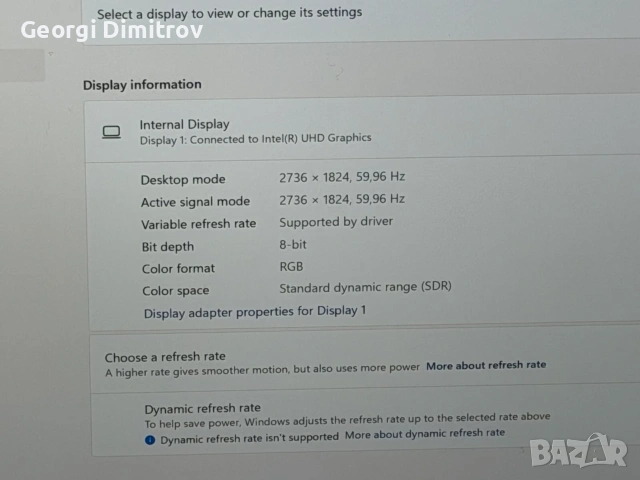 Microsoft Surface Pro 7 i3-1005G1/4RAM/128SSD/Touchscreen, снимка 6 - Лаптопи за работа - 54984452