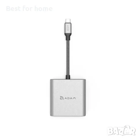 ADAM elements CASA Hub H2 2-в-1 USB-C Dual HDMI MST адаптер за дисплей , снимка 4 - Кабели и адаптери - 55595143
