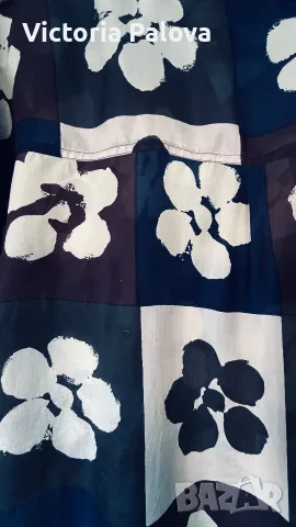 Овърсайз риза или туника от 100% луксозна естествена коприна Pure Silk, размер XL, снимка 7 - Ризи - 55450009
