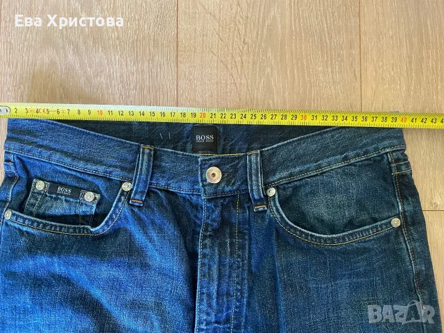 Продавам мъжки дънки Hugo Boss – отлично състояние, снимка 4 - Дънки - 55448945
