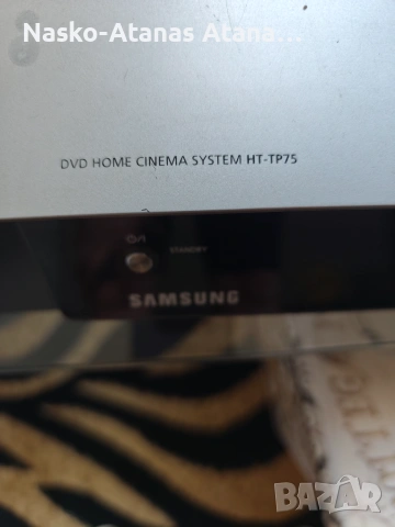 Домашно кино Samsung HT-TP75 , снимка 9 - Плейъри, домашно кино, прожектори - 54978997