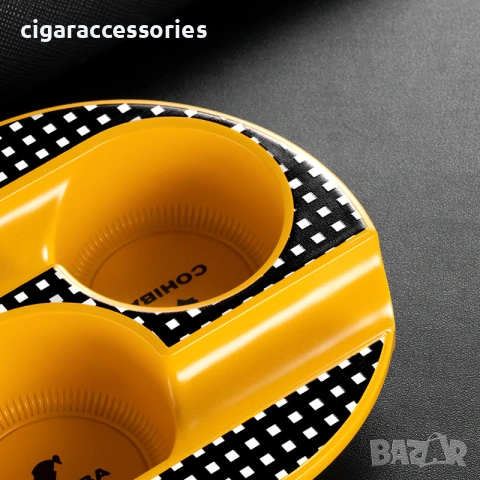 Комплект Cohiba – запалка 4 пламъка с пънч, резачка и пепелник, снимка 2 - Запалки - 50898638
