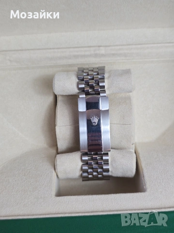 Rolex Datejust 41 mm Fluted Bezel Jubilee Bracelet Rhodium Dial, снимка 5 - Мъжки - 55087466