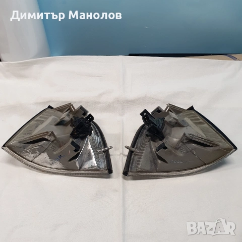 Бели / кристални мигачи за BMW E36 , снимка 4 - Части - 54652360