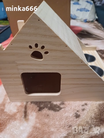 Дървена къщичка за папагали и др птици, снимка 2 - Папагали - 53955460