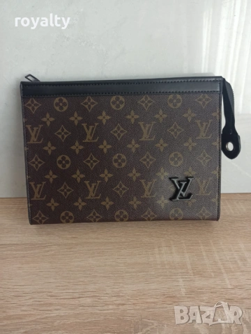 Louis Vuitton Нов Мъжки Кожен Клъч Различни Цветове Луи Витон , снимка 3 - Портфейли, портмонета - 54421959