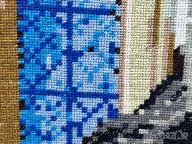 Ушит Гоблен "Коне на водопой", снимка 6 - Гоблени - 54144251