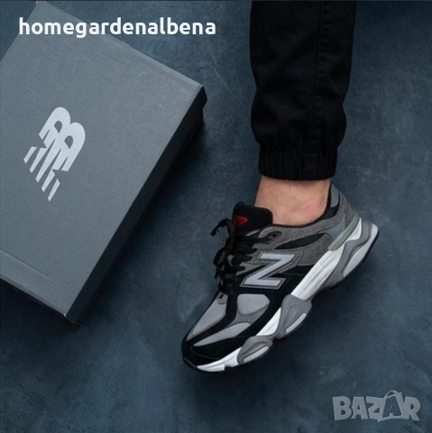 Маратонки New Balance 9060 Black/Castlerock – Мъжки Спортни Обувки, снимка 4 - Маратонки - 54694490