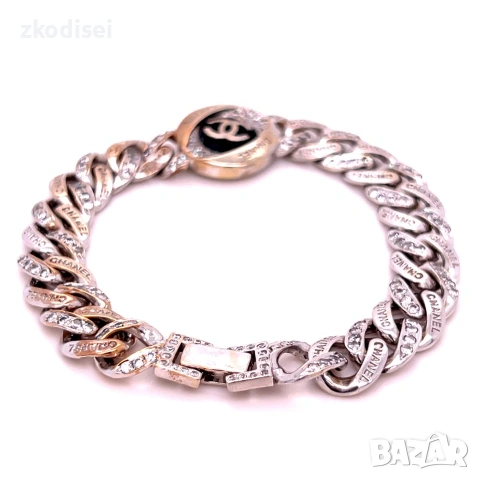Златна дамска гривна Chanel 22,59гр. 17,0см. 14кр. проба:585 модел:39504-6, снимка 3 - Гривни - 55048360