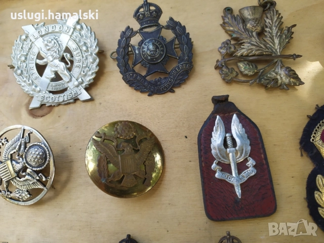Лот стари военни нагръдни знаци и кокарди, снимка 6 - Антикварни и старинни предмети - 55198745