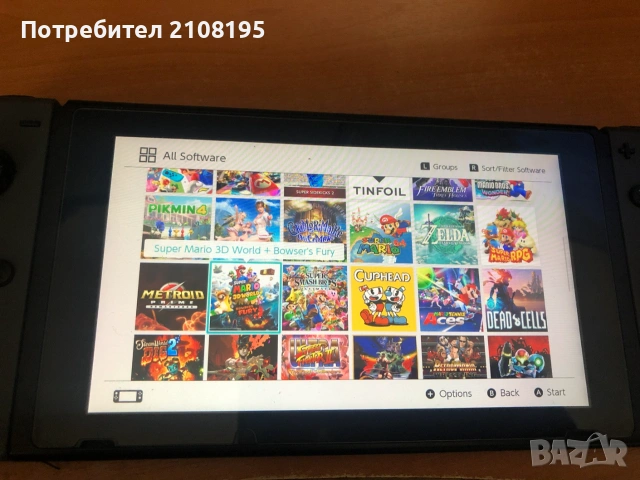 Nintendo Switch - Пълен комплект - Atmоsphere CFW + Про контролер + 256gb SD CARD пълна с игри, снимка 3 - Nintendo конзоли - 55248885